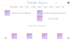 Desktop Screenshot of isabellaimports.com